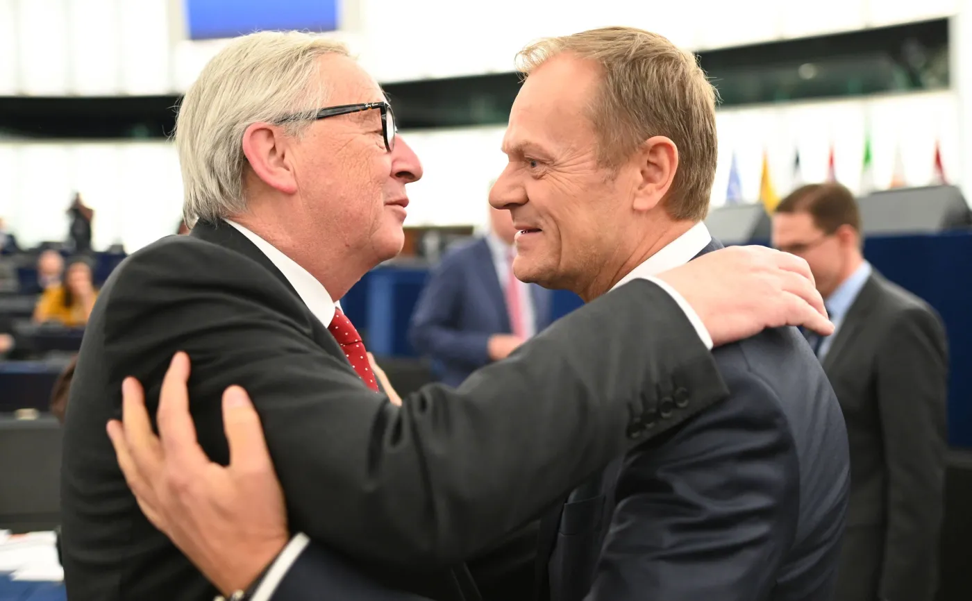 Jean-Claude Juncker i Donald Tusk