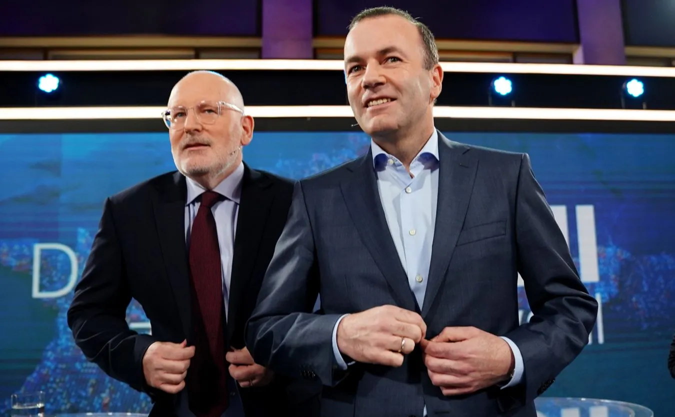 Manfred Weber i Frans Timmermans