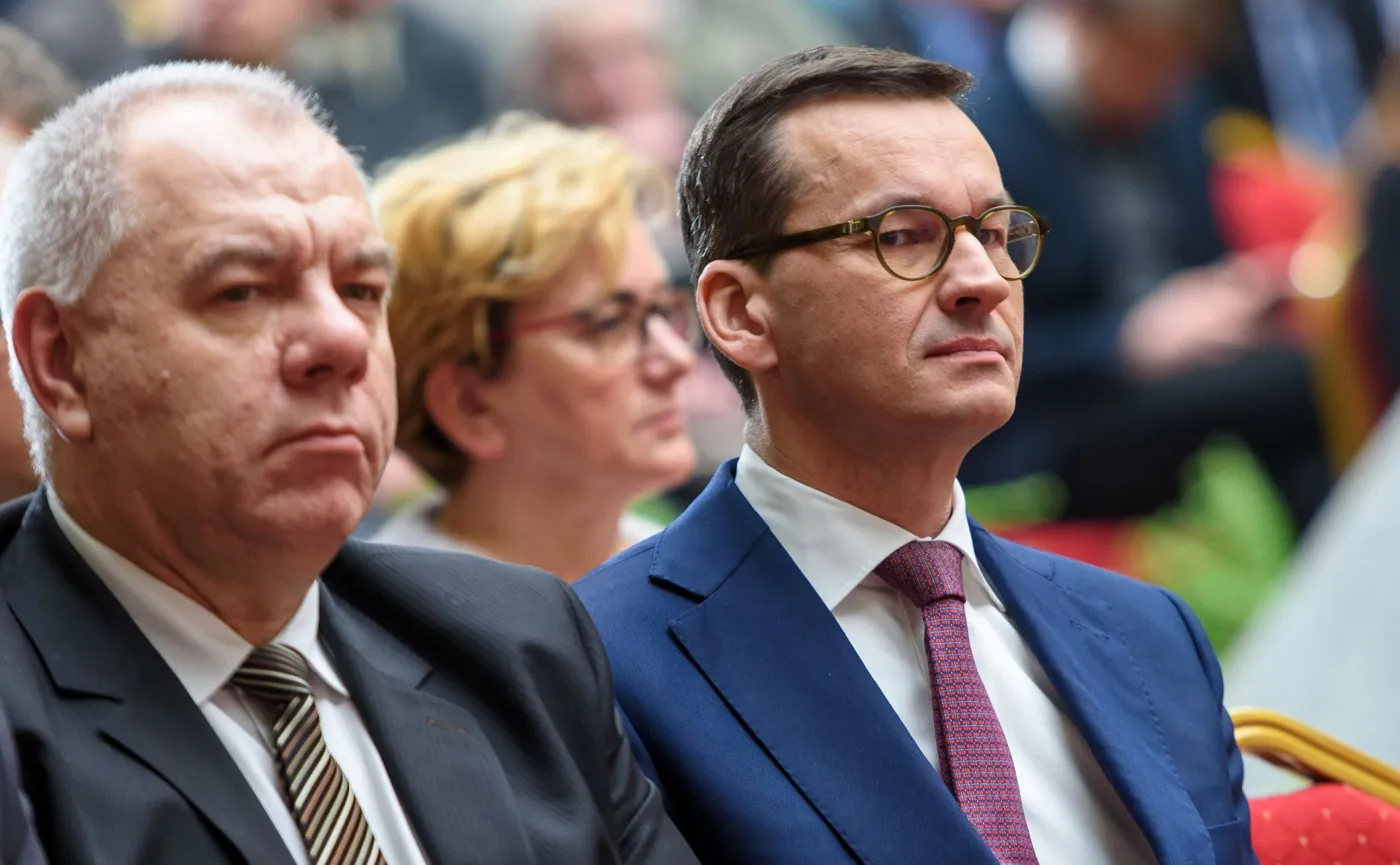 Jacek Sasin i Mateusz Morawiecki