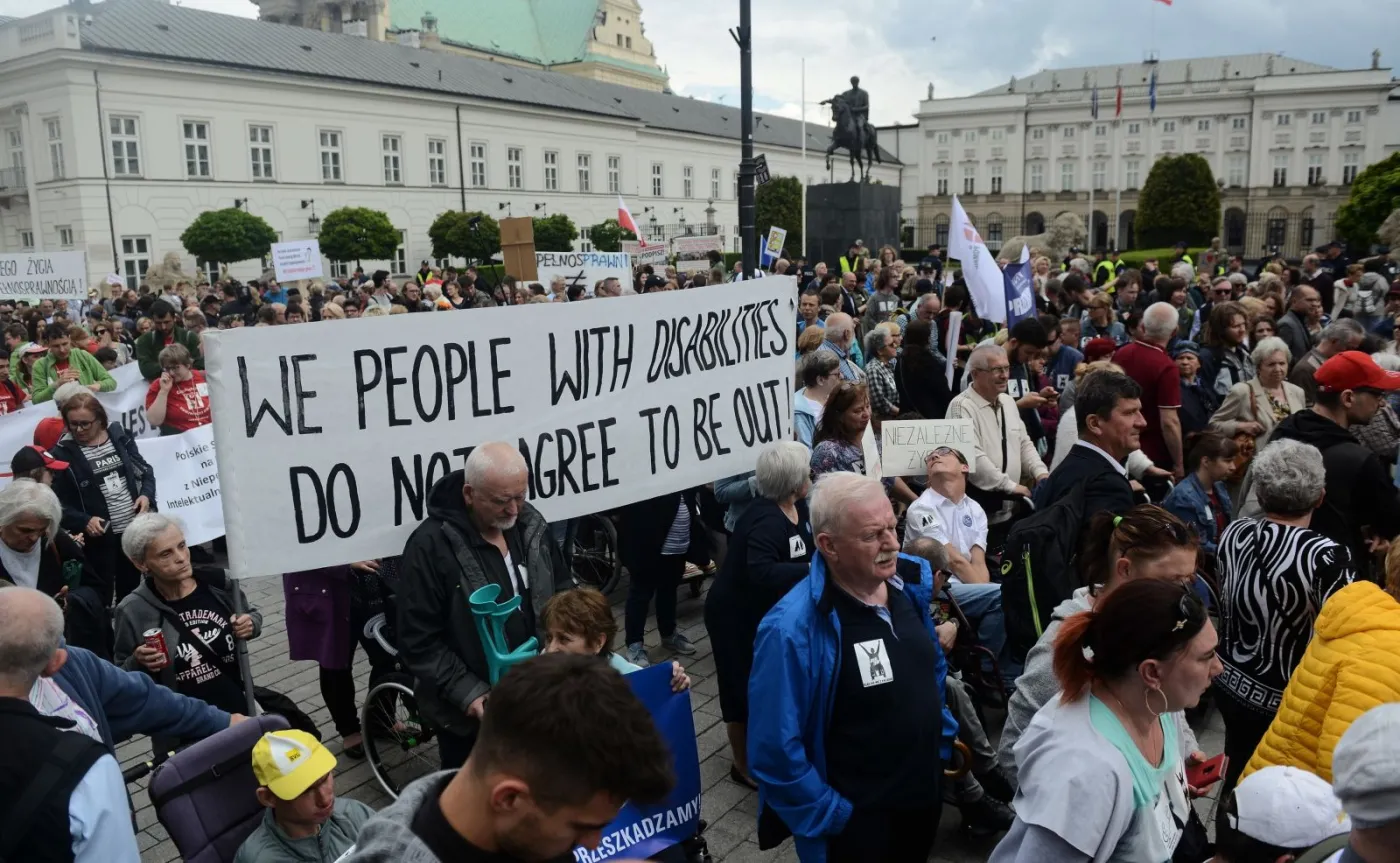 manifestacja niepełnosprawnych