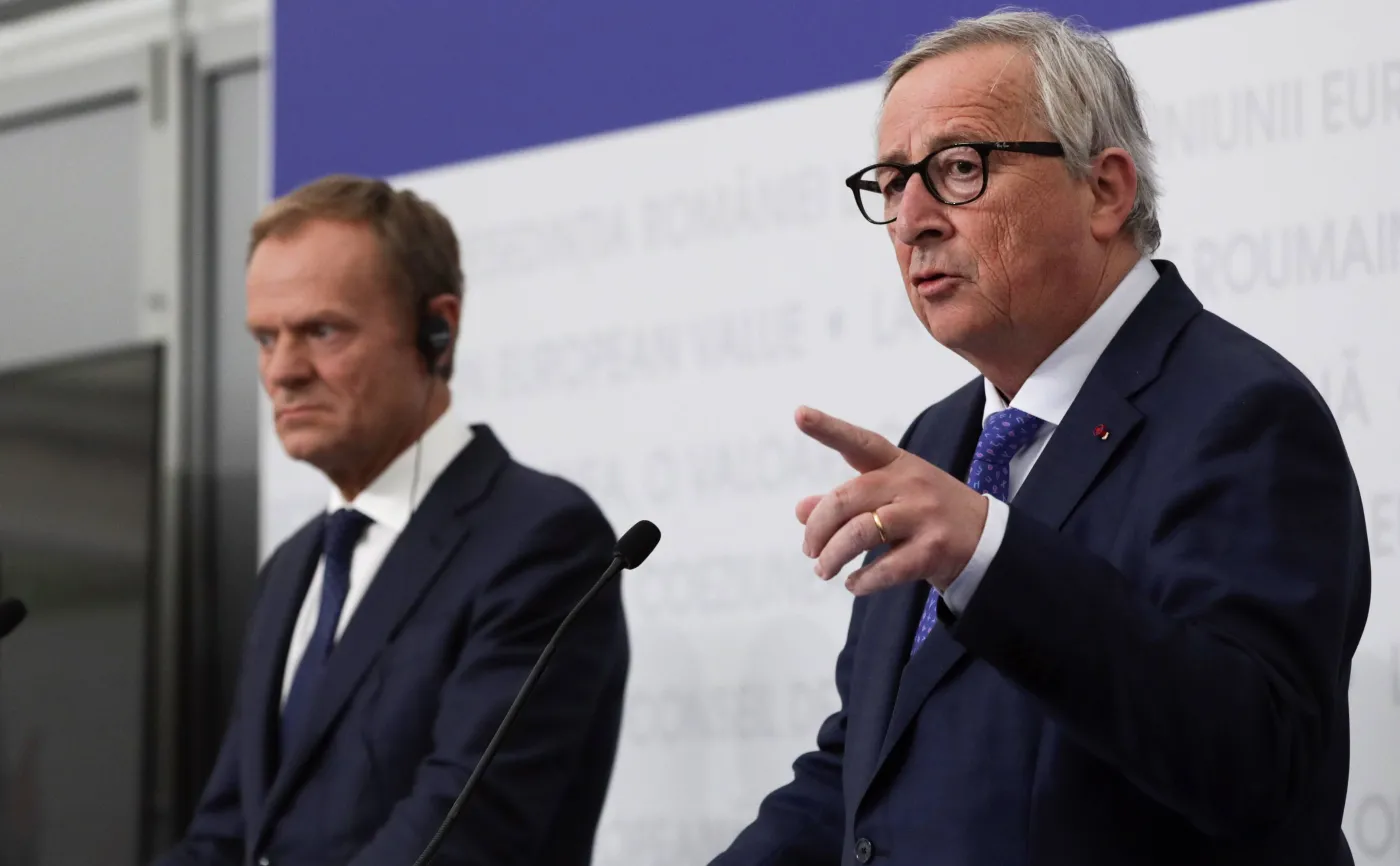 Jean-Claude Juncker i Donald Tusk