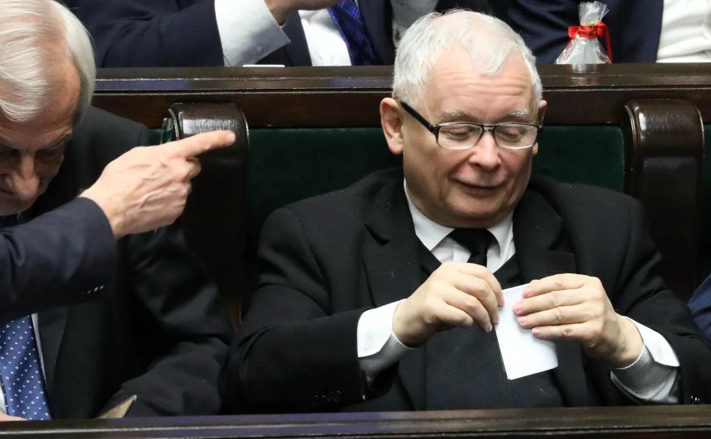 Prezes PiS Jarosław Kaczyński