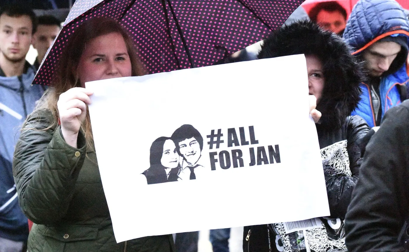Demonstracja po śmierci Jana Kuciaka