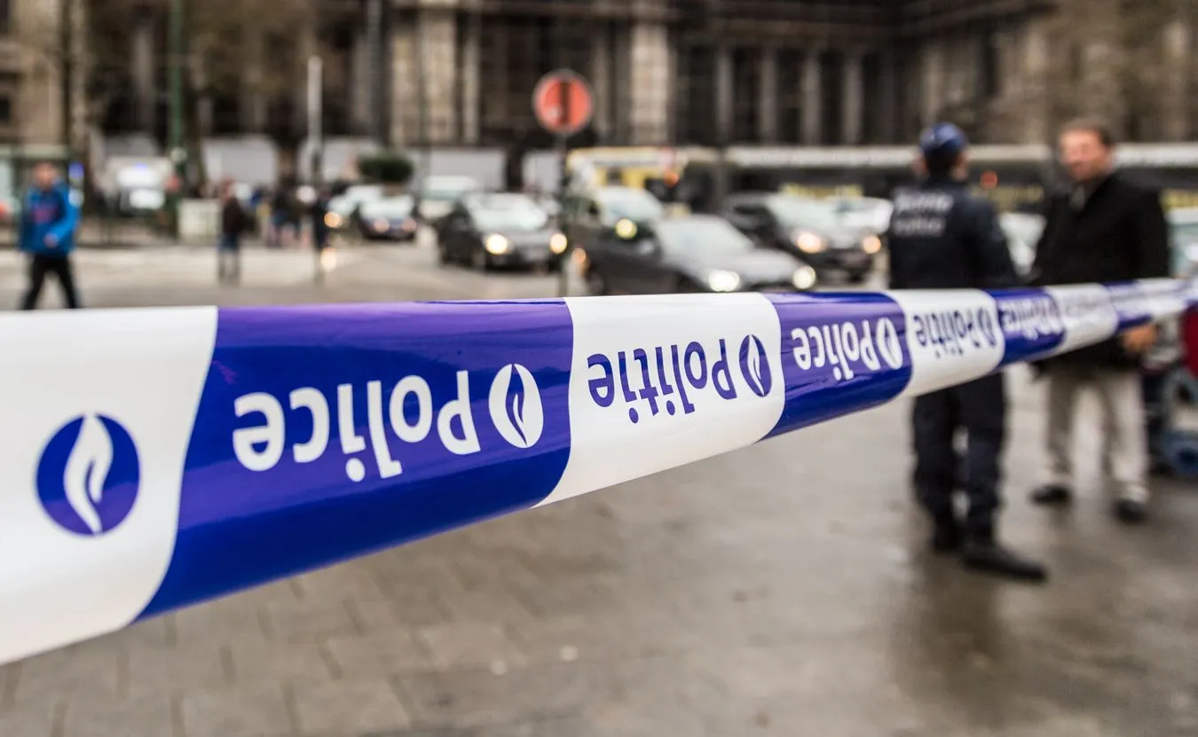 Policyjna taśma - belgijska policja