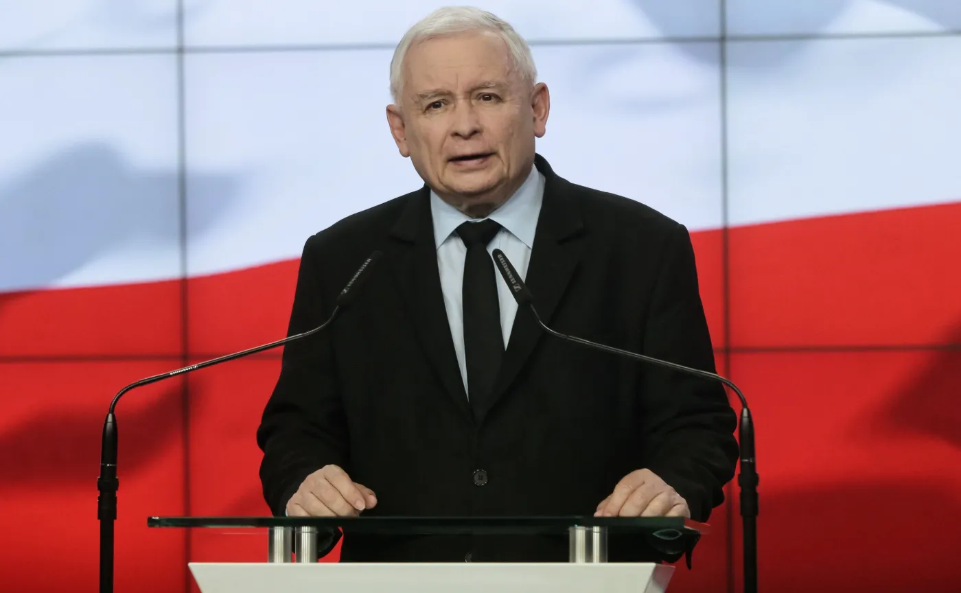 Prezes PiS Jarosław Kaczyński