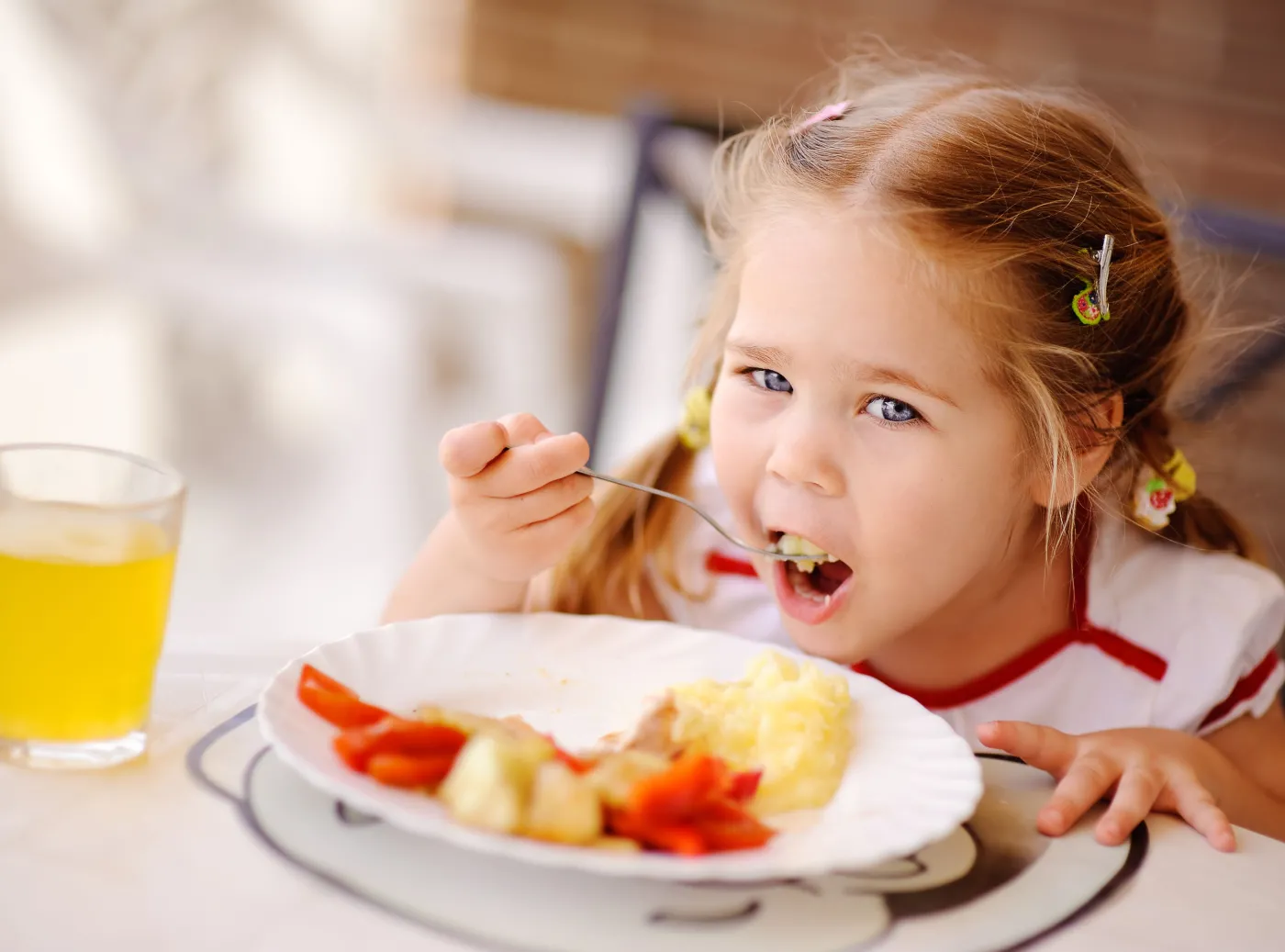 Dzieci uczą się, jak zdrowo jeść
