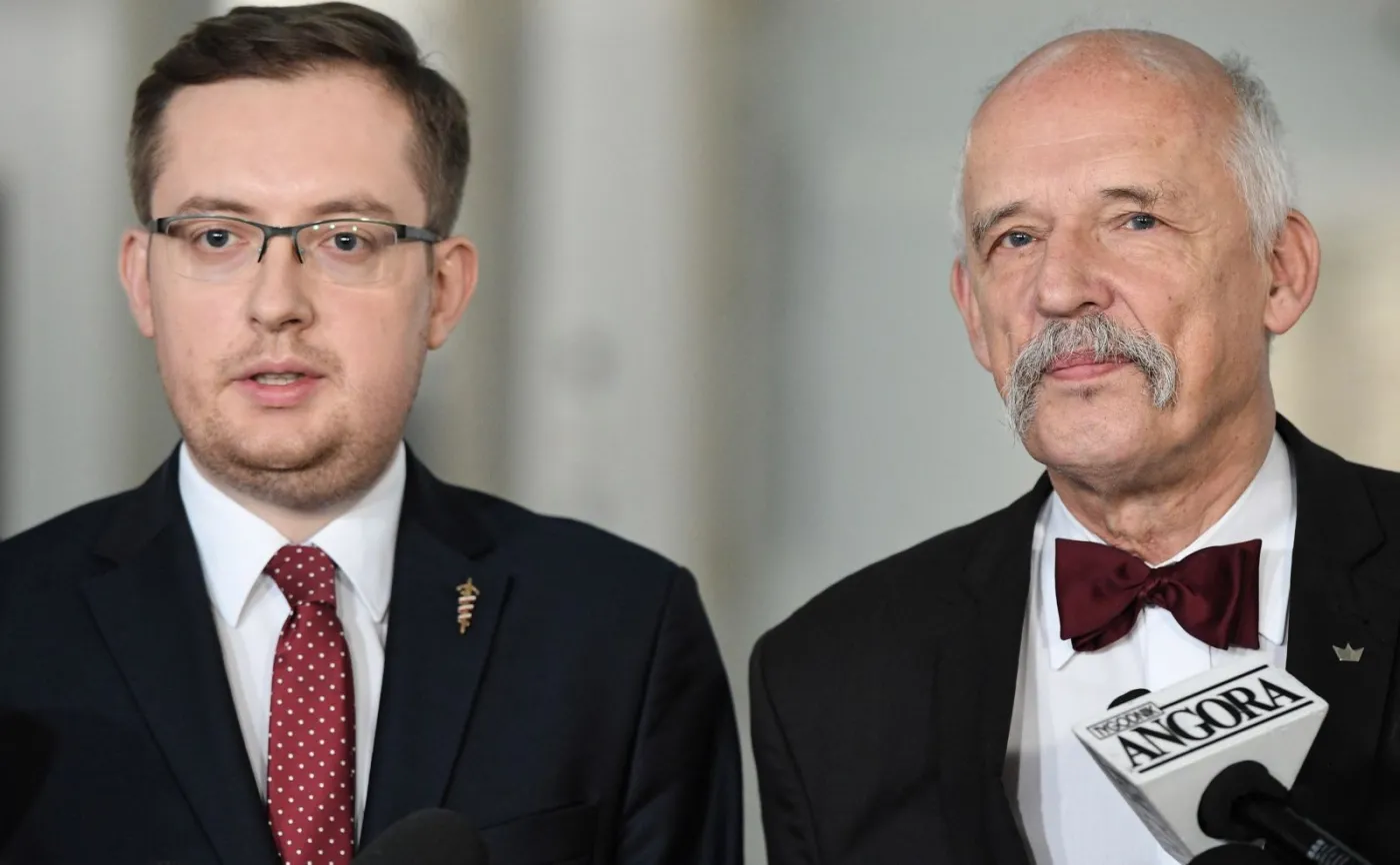 Robert Winnicki i Janusz Korwin-Mikke