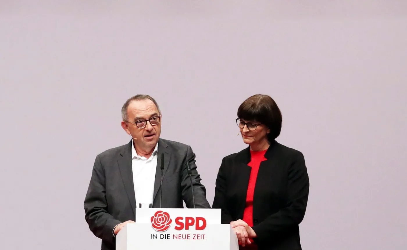Walter-Borjans and Saskia Esken