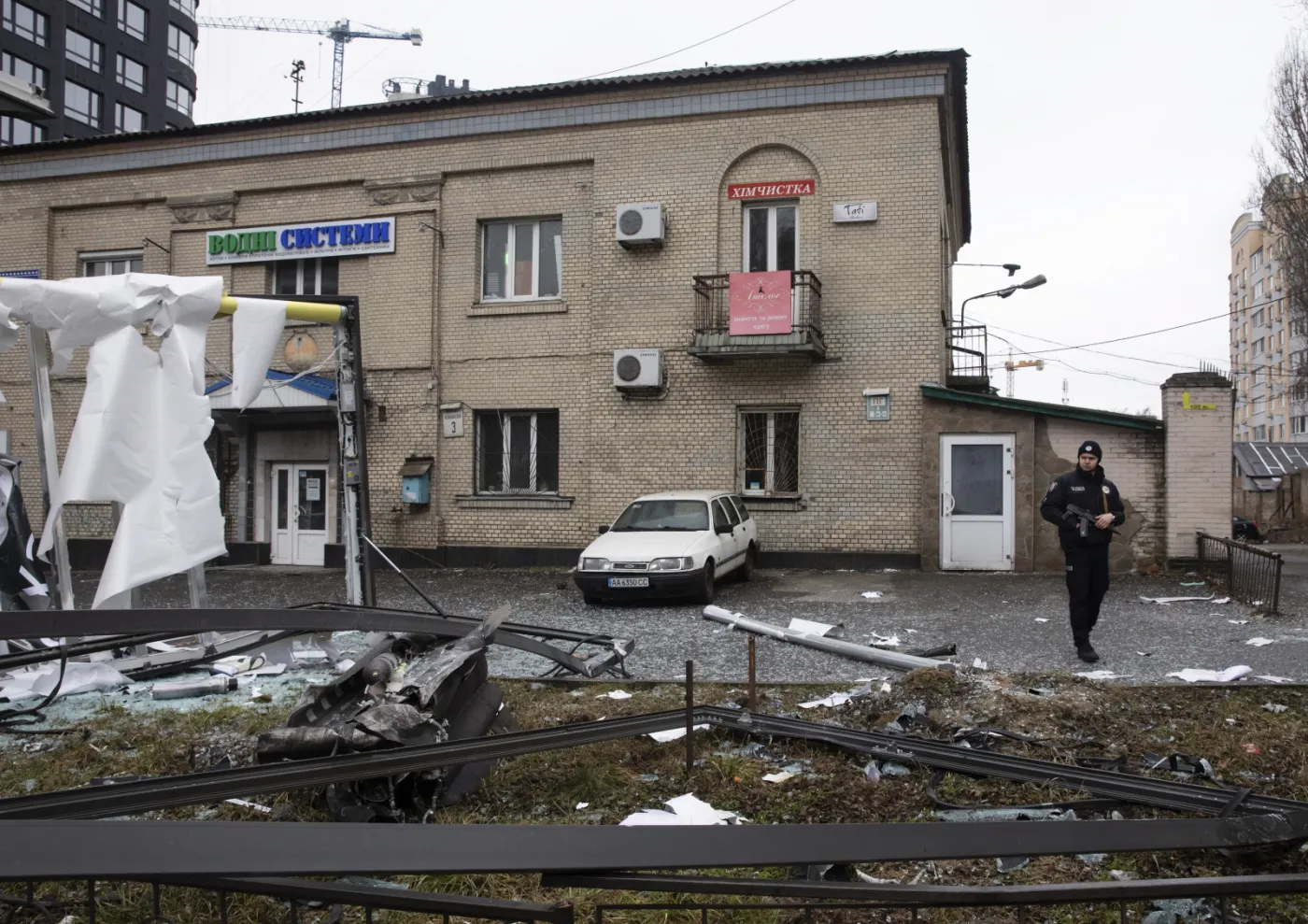 Kolejna fala ostrzału rakietowego na Ukrainę. W Kijowie słychać eksplozje