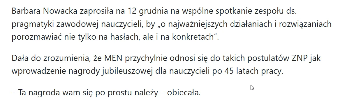 Ze strony www ZNP