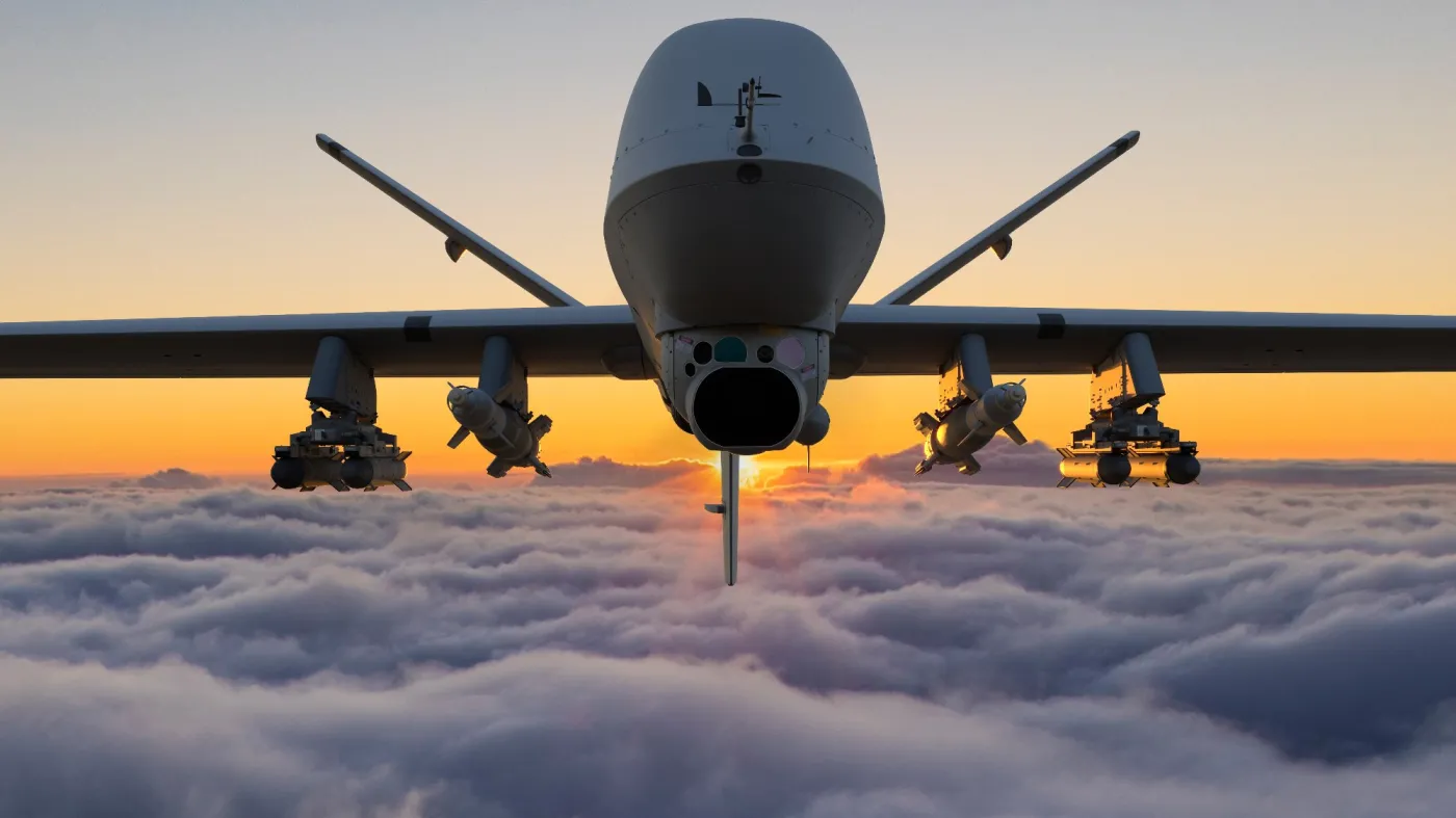 MQ-9 Reaper podczas misji bojowej