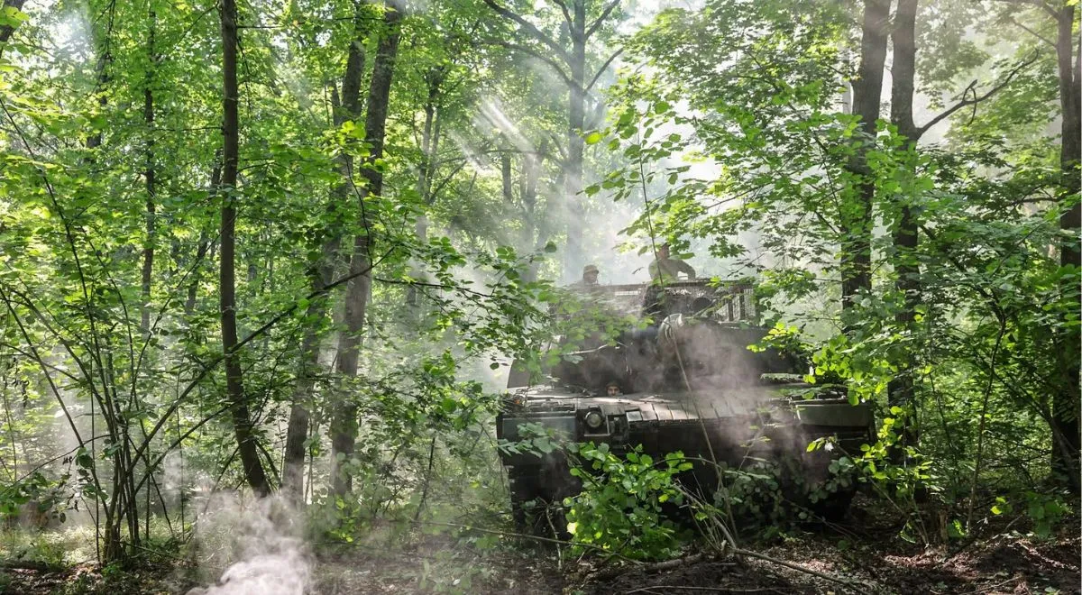 Czołg z 33. Samodzielnej Brygady Zmechanizowanej