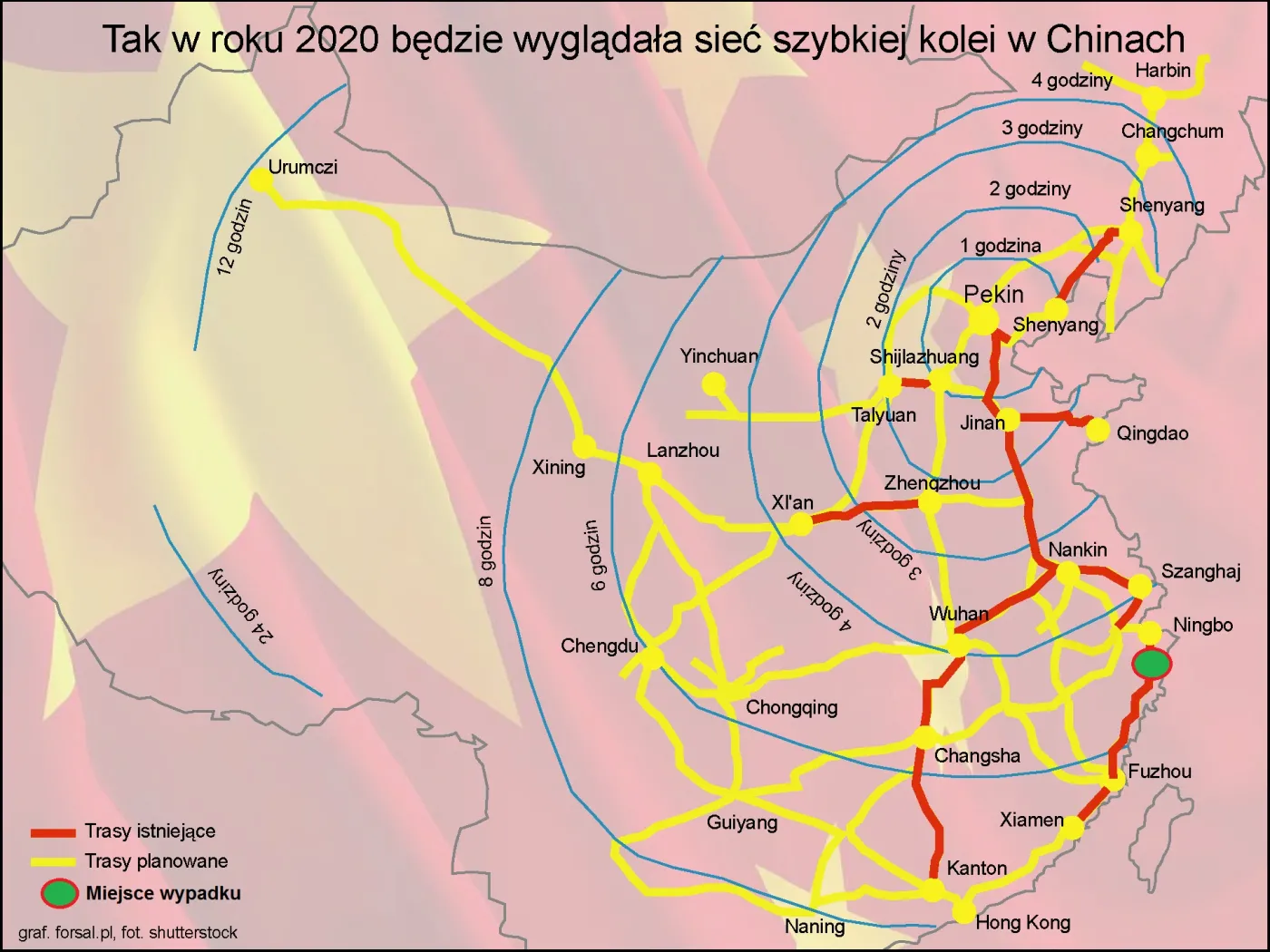 Katastrofa kolejowa w Chinach: 35 zabitych, blisko 200 rannych