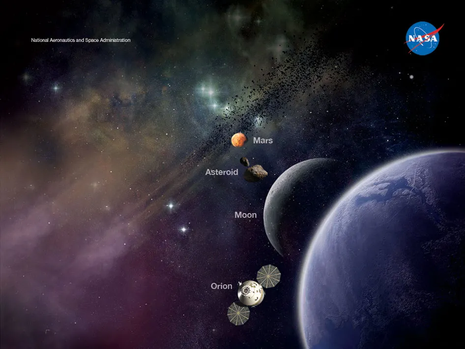 Dokąd zawiezie ludzi planowana rakieta SLS, źródło NASA