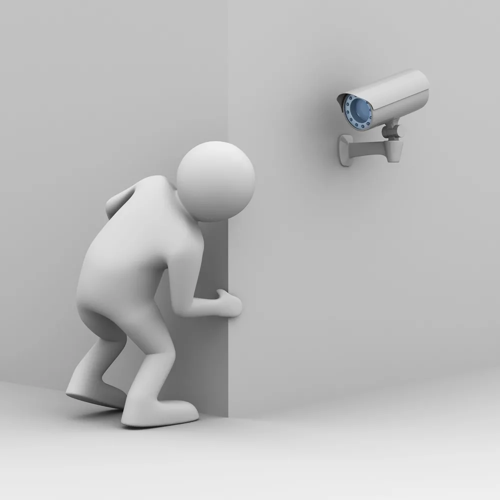 Monitoring w sklepach: klient i pracownik na podglądzie