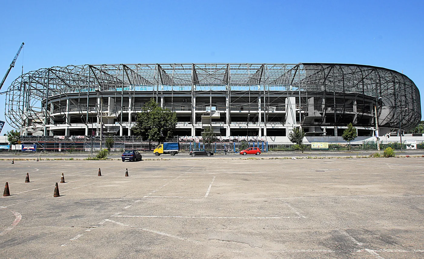 Stadion Miejski w Zabrzu im. Ernesta Pohla - zdjęcia z budowy