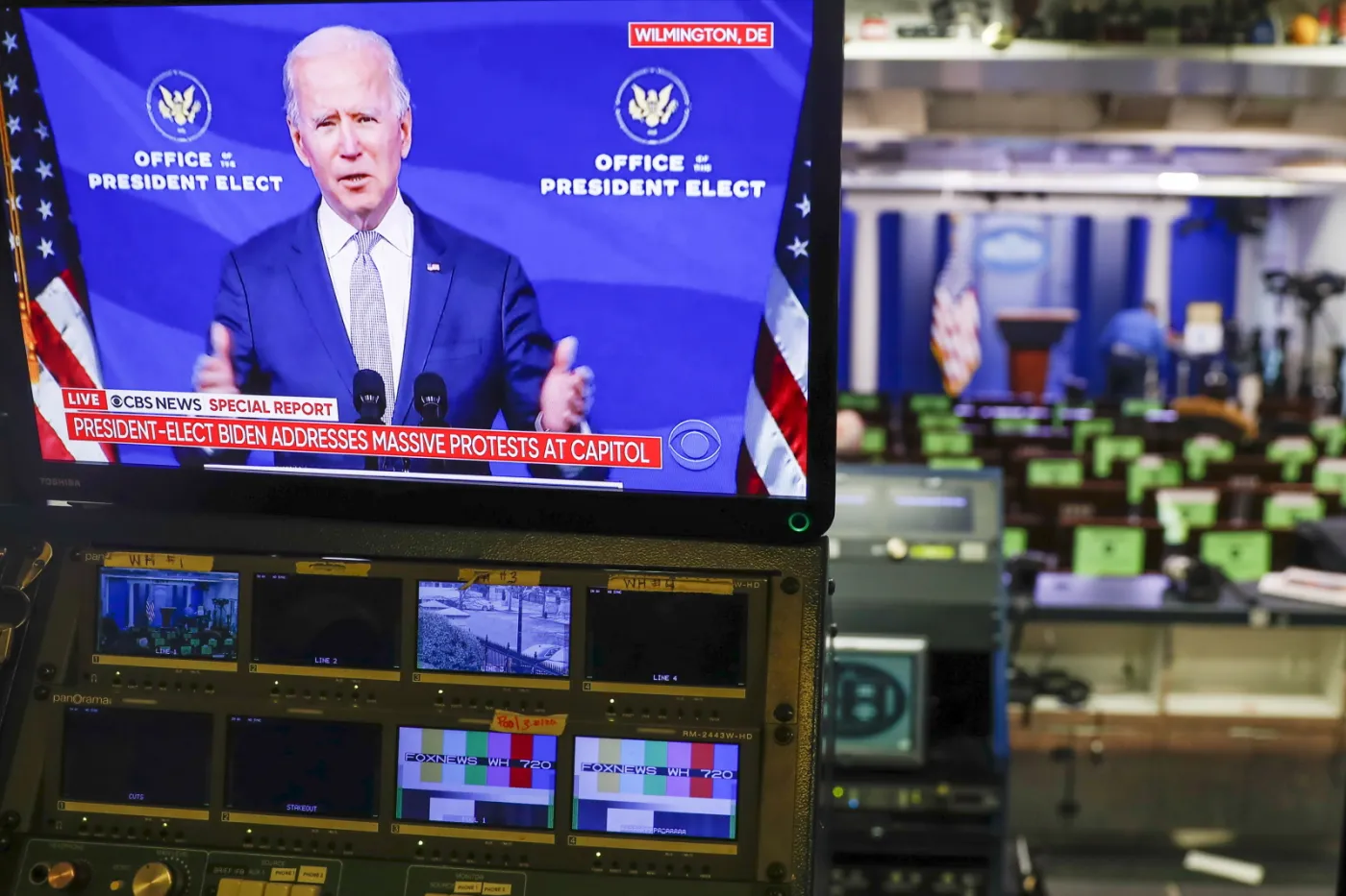 Biden o wydarzeniach na Kapitolu: To nie byli protestujący, to byli krajowi terroryści