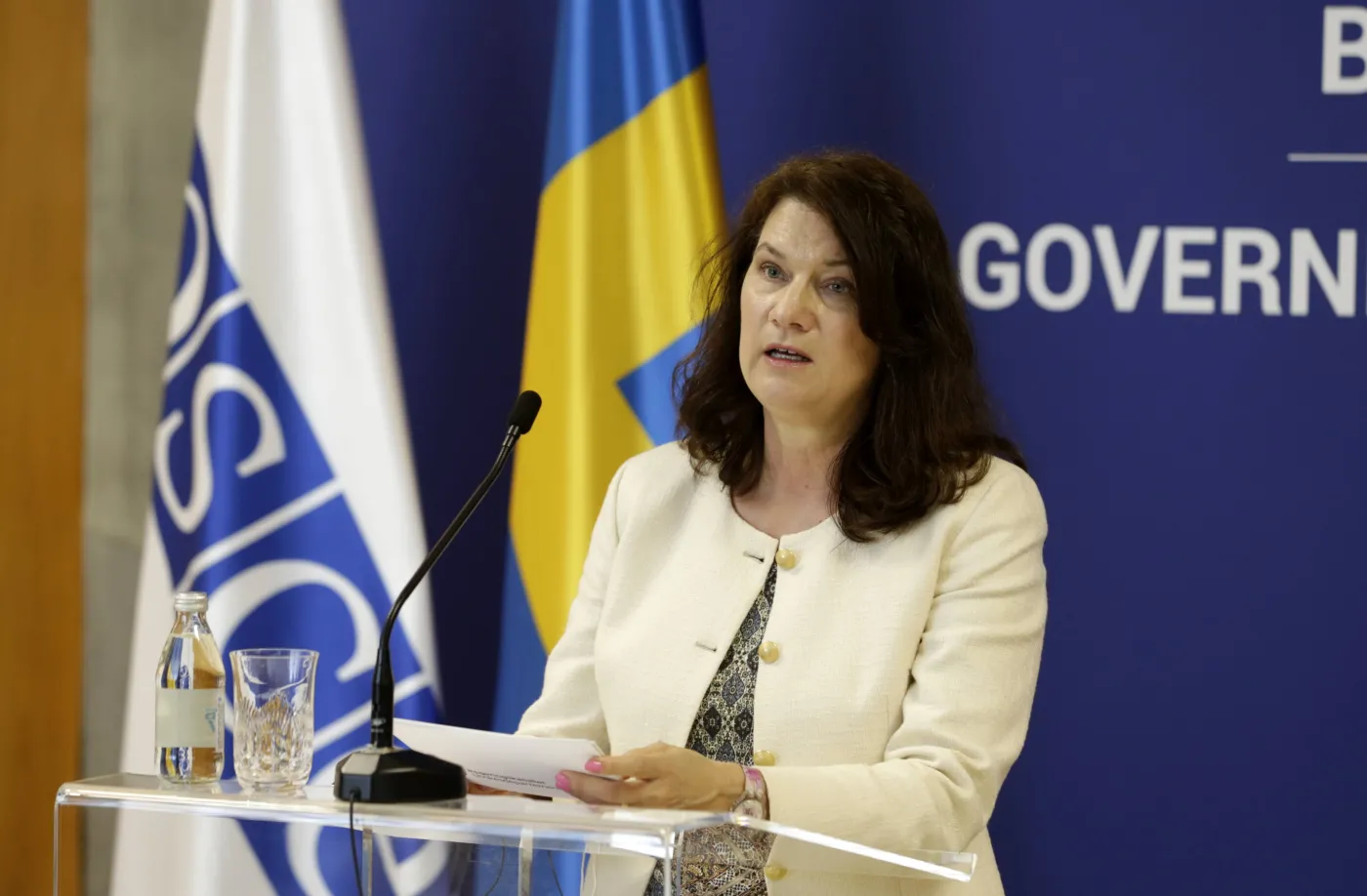 Przewodnicząca OBWE Ann Linde po raz drugi w tym roku w Donbasie