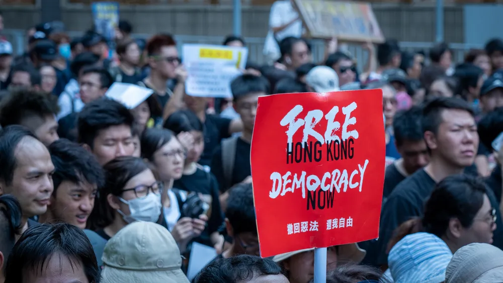 Hongkong: Slogan wystarczy, aby uznać cię za terrorystę