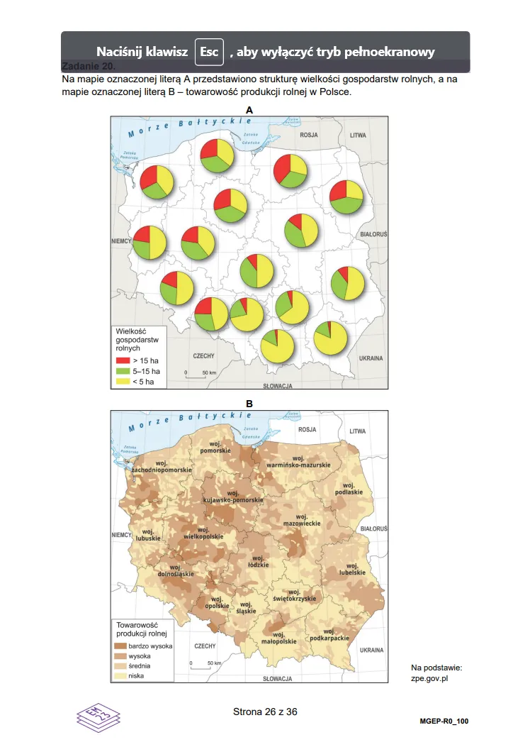 Matura 2023: geografia na poziomie rozszerzonym, arkusze