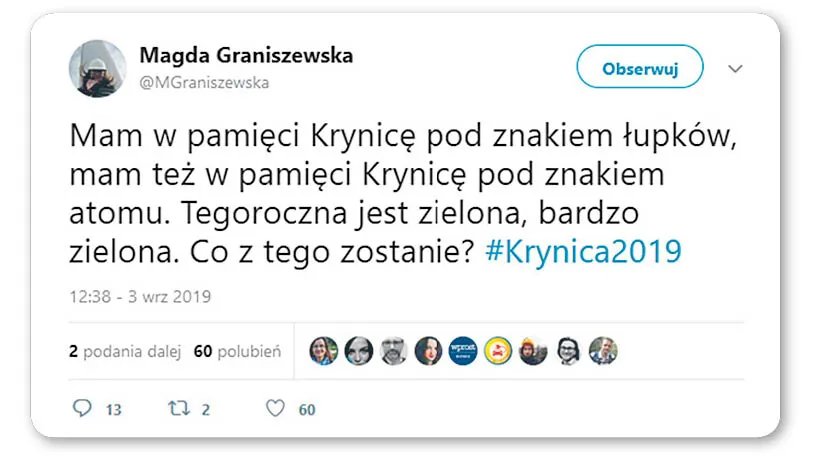 Zielony must have sezonu