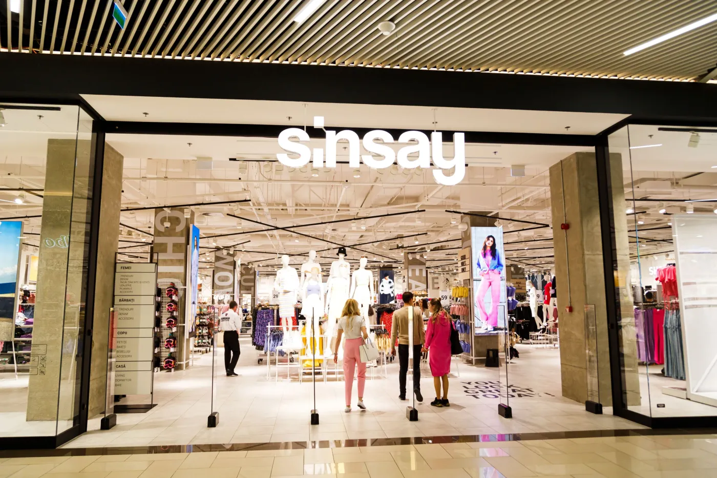 Sklep Sinsay należący do LPP