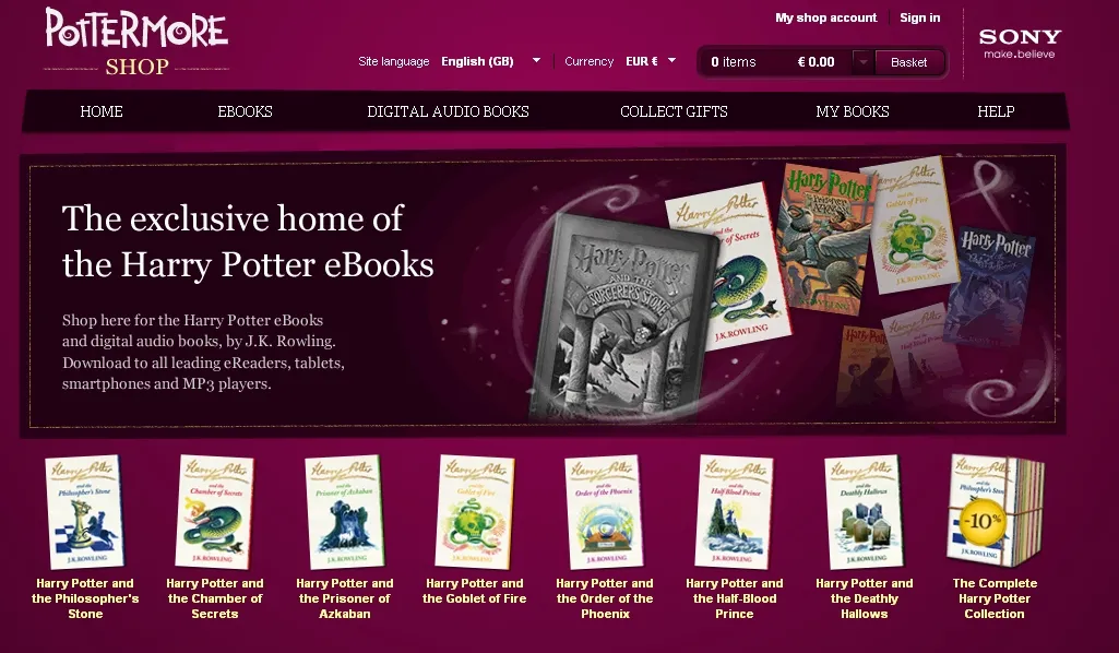 Harry Potter i magia e-booków
