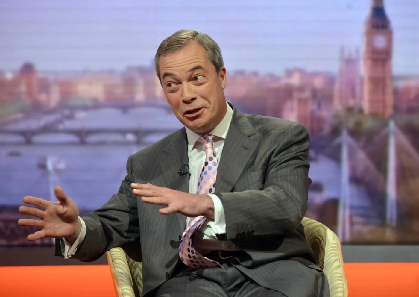 Nigel Farage. Fot. EPA/JEFF OVER 