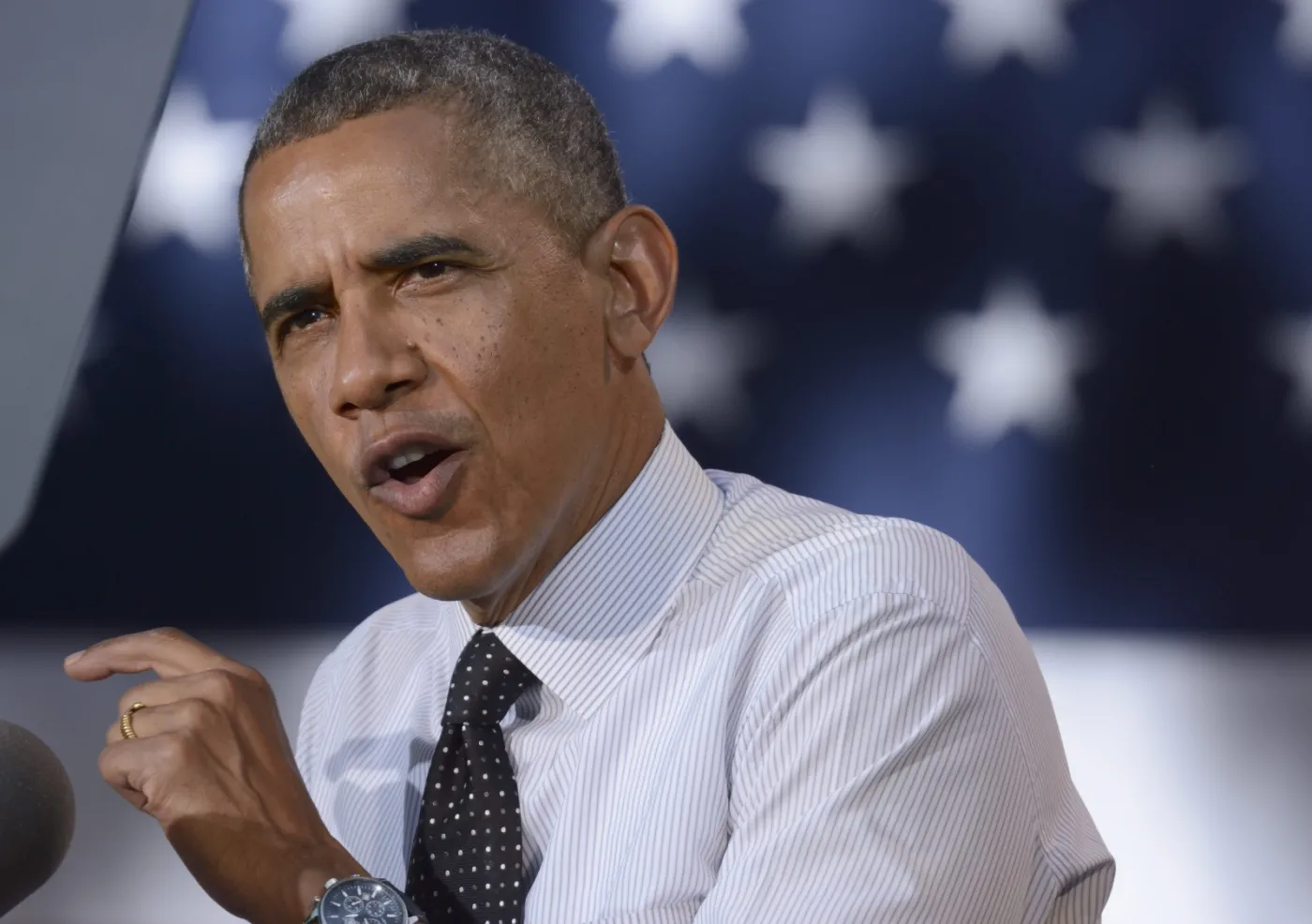 Barack Obama  EPA/BOB PEARSON 