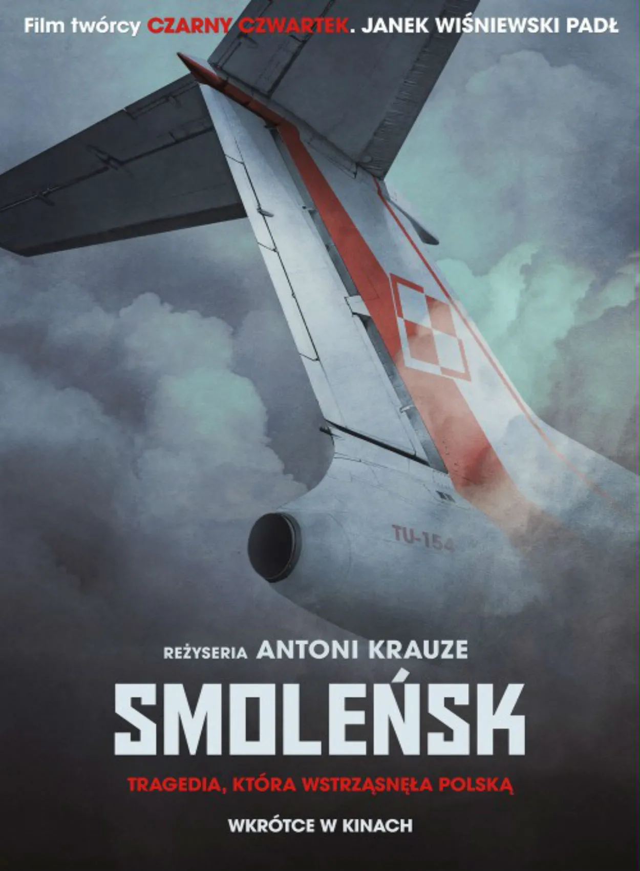 Zmiana daty premiery "Smoleńska" - film nie wejdzie do kin 15 kwietnia
