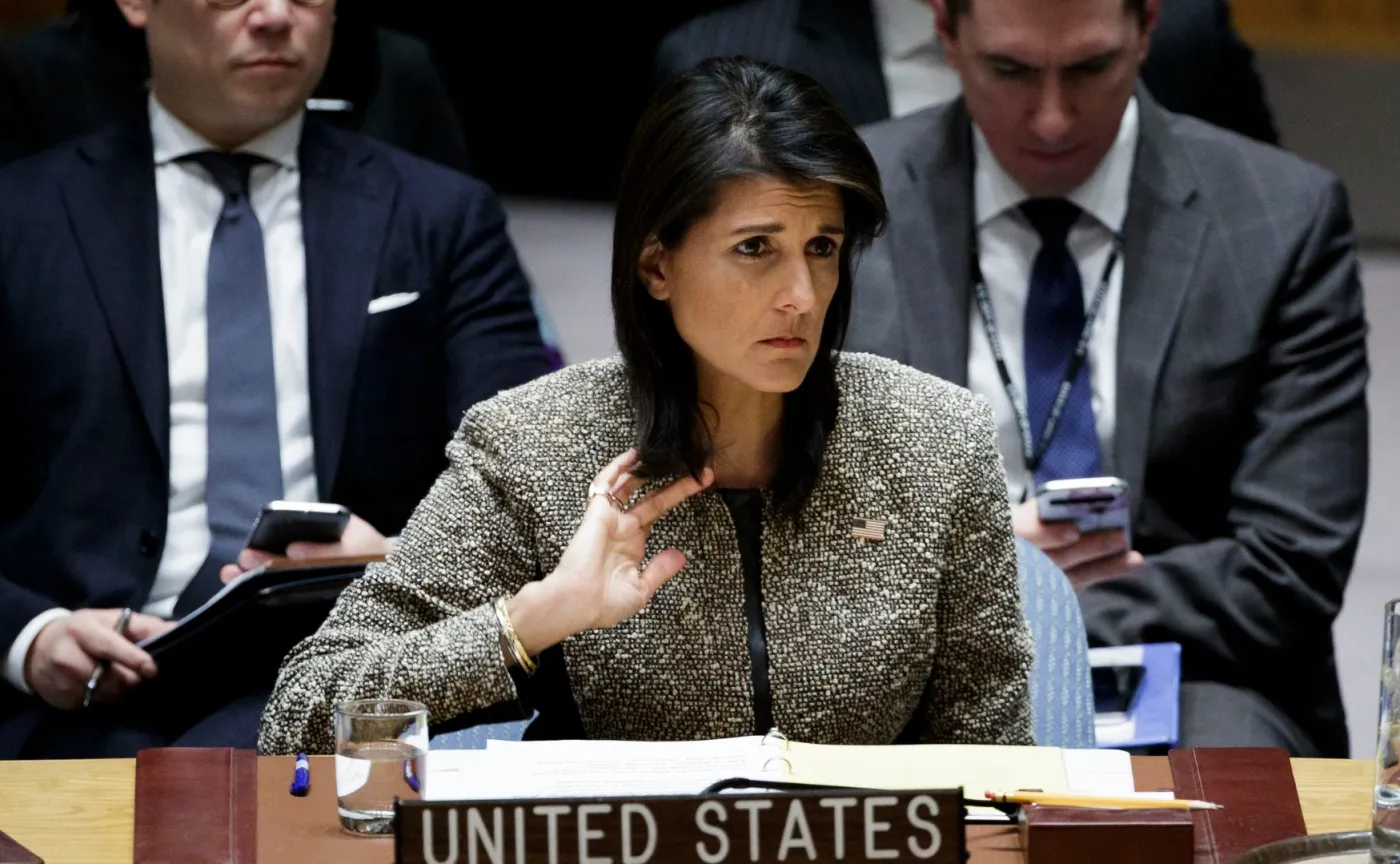 Ambasador Haley: USA szykują nowe sankcje wobec Rosji za wspieranie Syrii