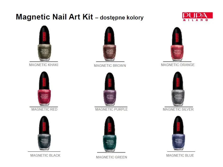  Pupa Magnetic Nail Polish