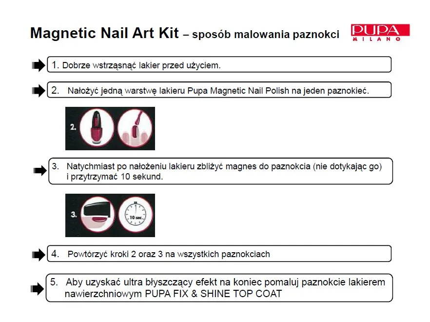  Pupa Magnetic Nail Polish