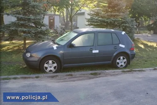Zabezpieczony samochód 