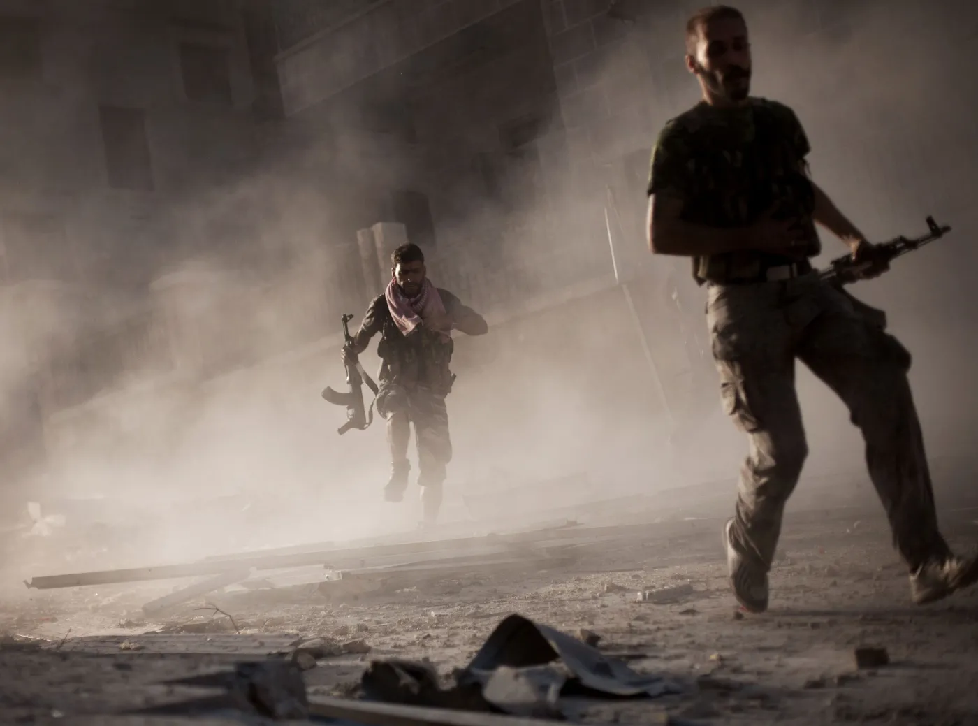 Syria. Walki w Aleppo