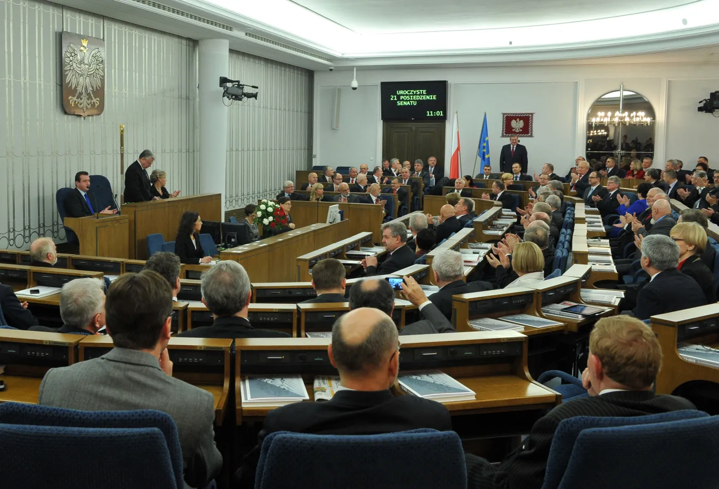 Ukraińscy nacjonaliści biją w polski Senat. "Ksenofobia i szowinizm"