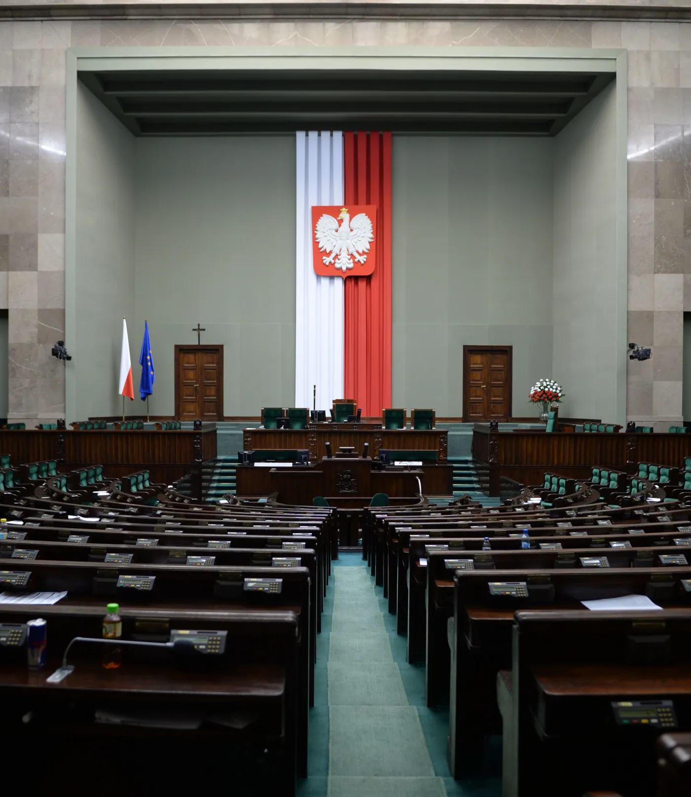 Sejm. Pusta sala posiedzeń