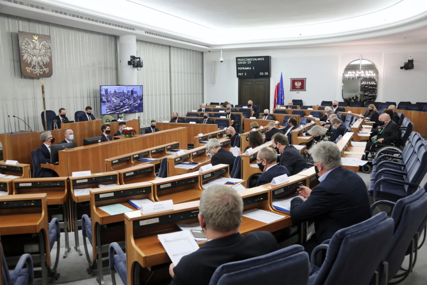 Gorąco w Senacie. "Smutne, że PiS nie potępia ataków na demokrację"