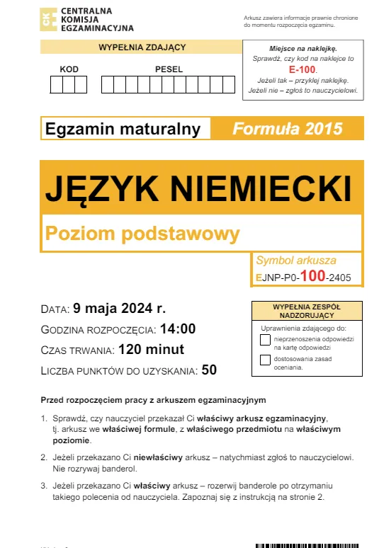Matura 2024