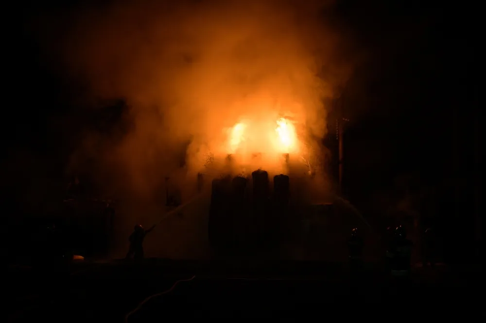 Zmasowany atak na Kijów. Są ofiary