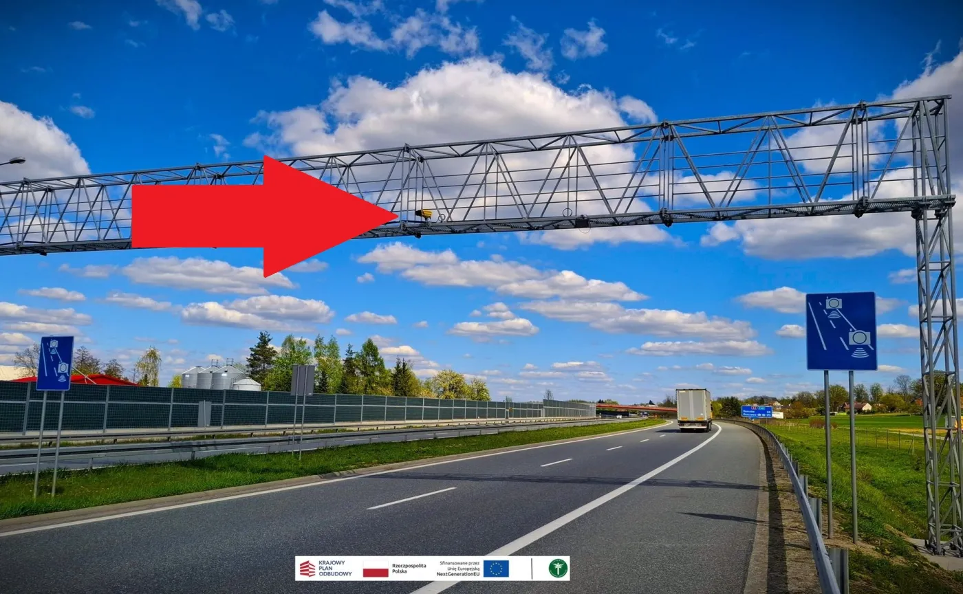 Nowy odcinkowy pomiar prędkości już działa na autostradzie A4, między węzłami Tarnów Centrum i MOP Jawornik w woj. małopolskim