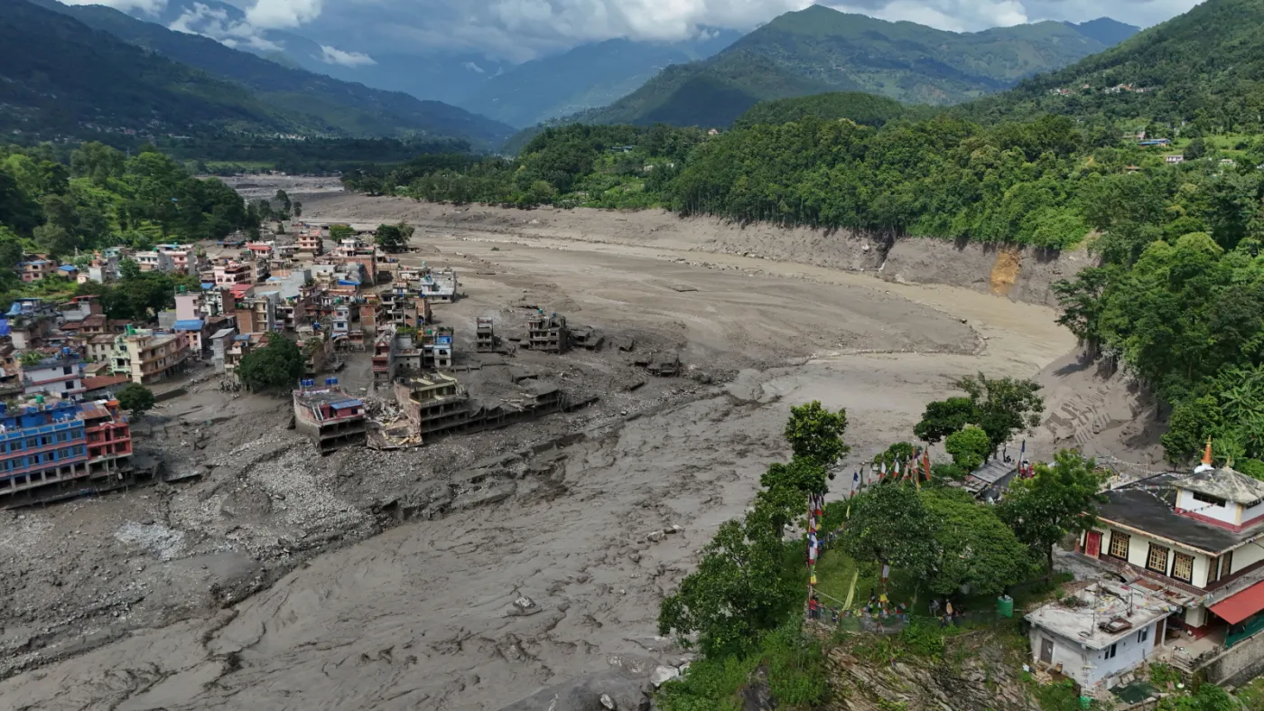 Flash flood causes widespread destruction in northern Nepal