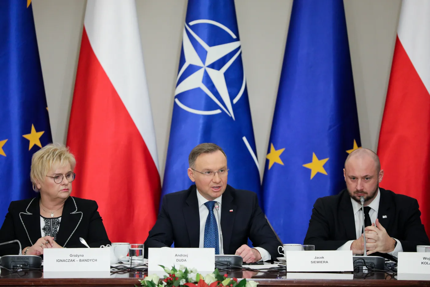 Andrzej Duda, Grażyna Ignaczak-Bandych, Jacek Siewiera