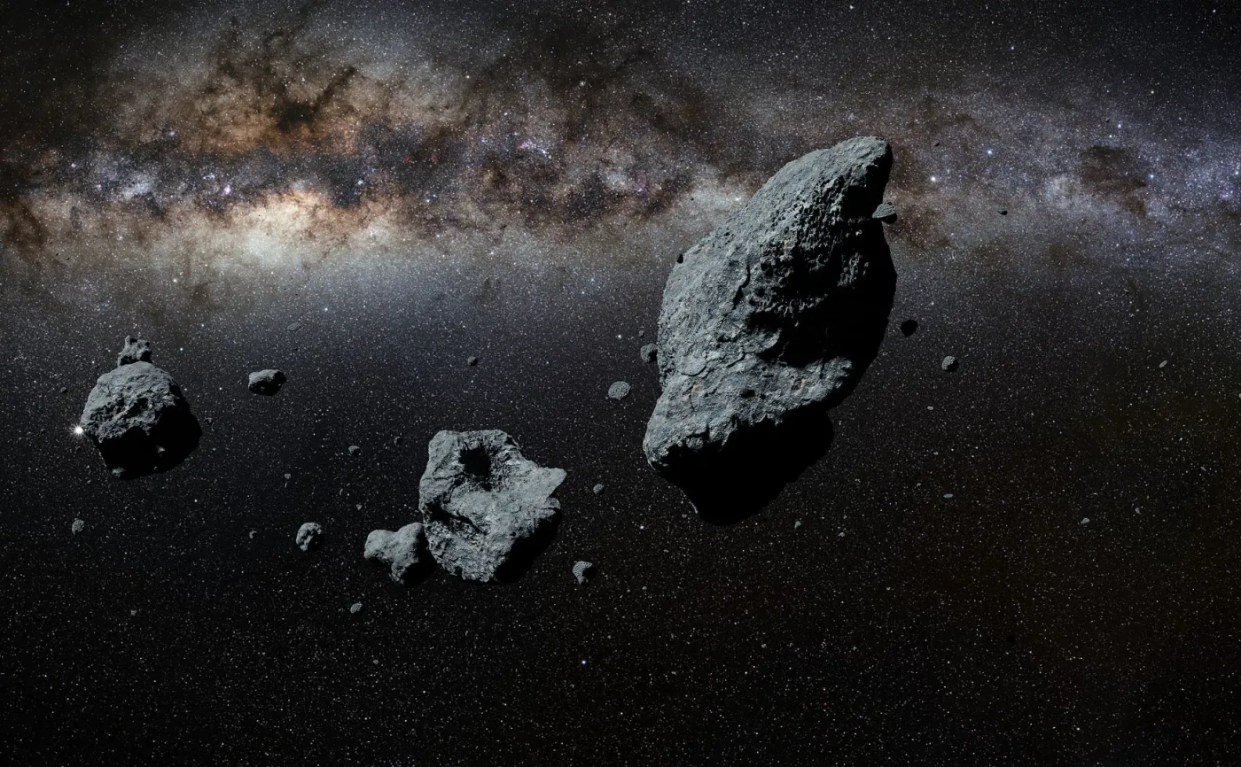 Astronauci powinni jeść kosmiczne skały w drodze na Marsa