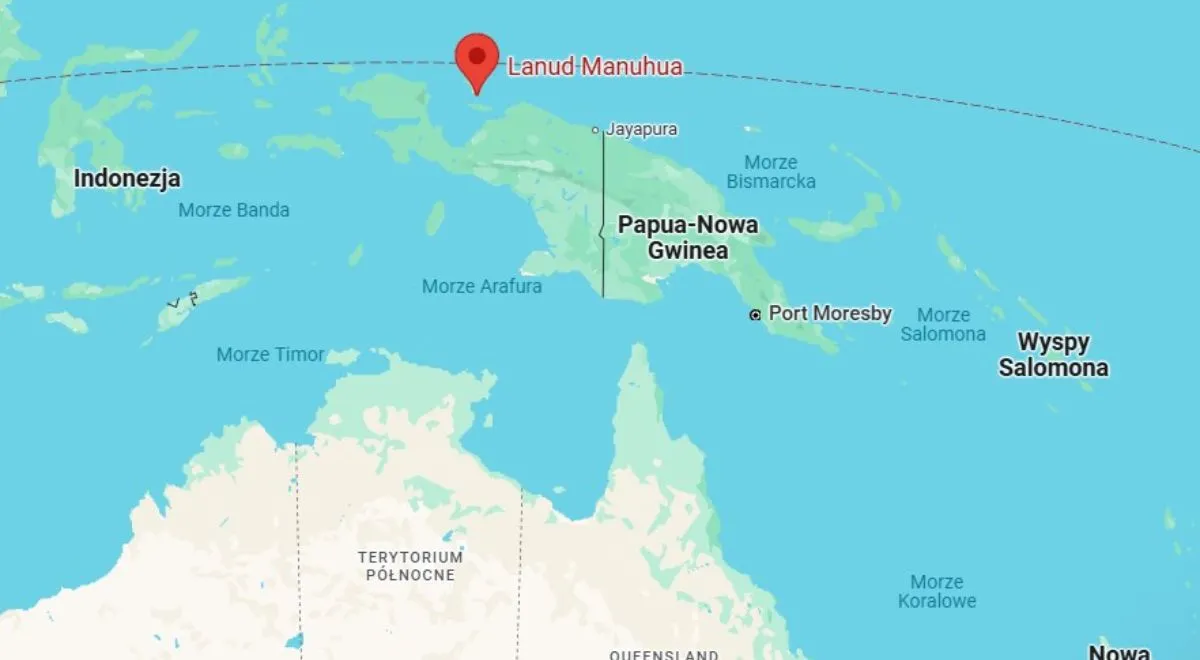 Mapa Indonezji