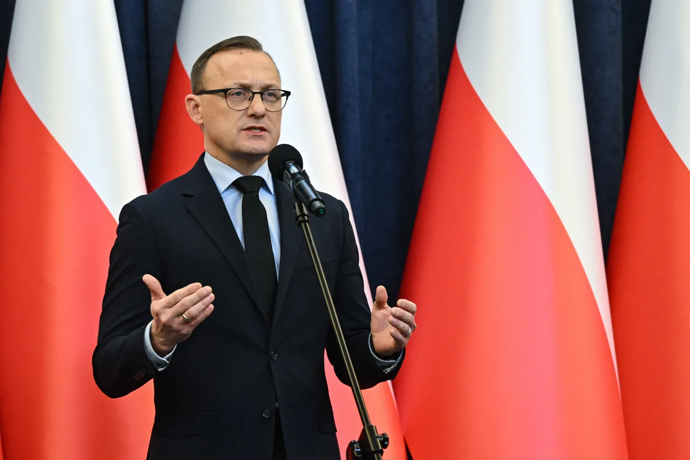 Spotkanie Nawrocki-Tusk. Leśkiewicz: Prezydent i premier mają takie samo zdanie ws. bezpieczeństwa