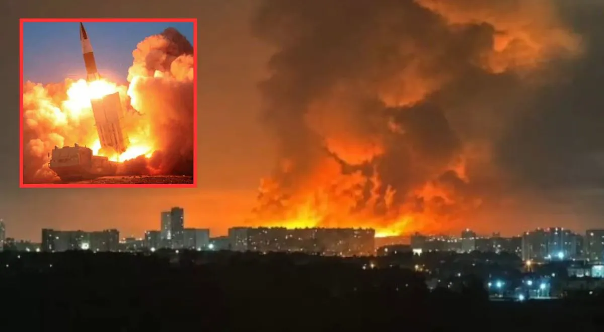 Płonący Kijów i odpalenie rakiety KN-24