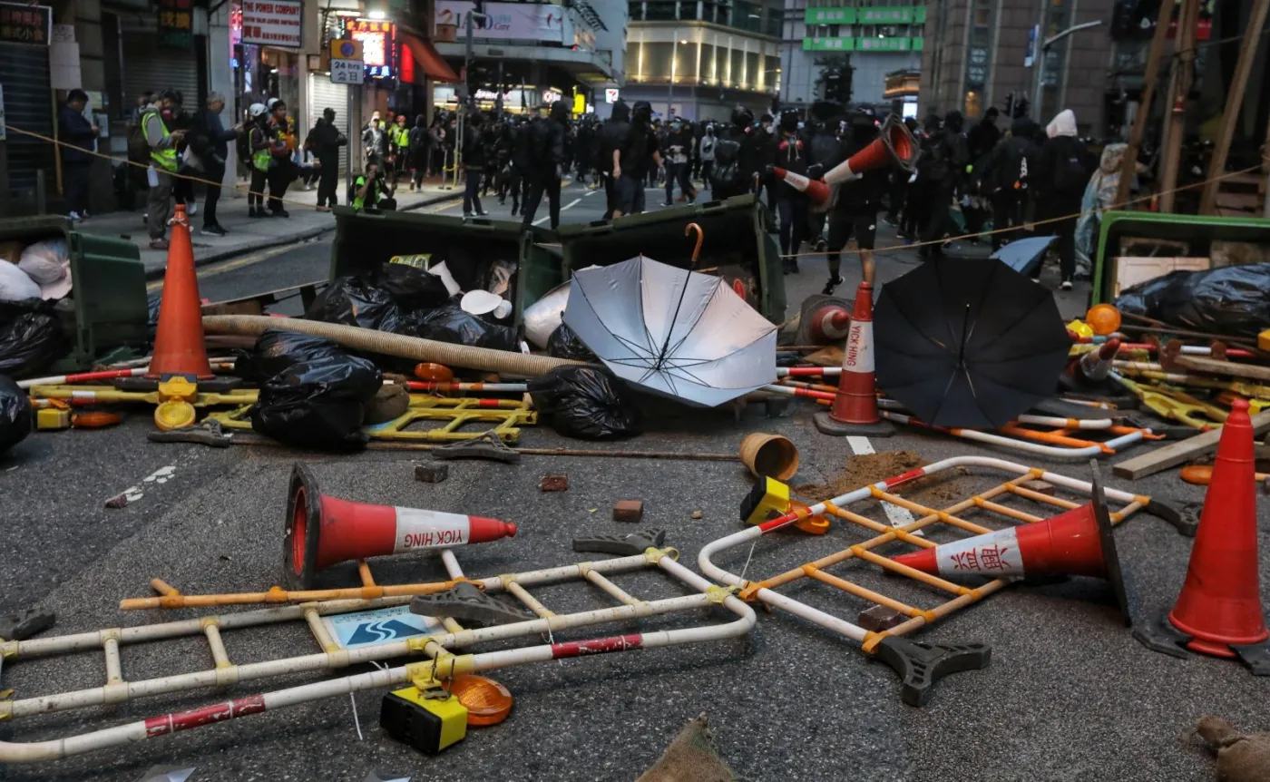 "Wolność nie jest za darmo": hongkońska policja zatrzymała ok. 400 demonstrantów