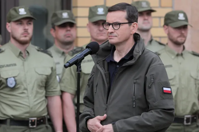 Morawiecki: To Białoruś ponosi odpowiedzialność za migrantów