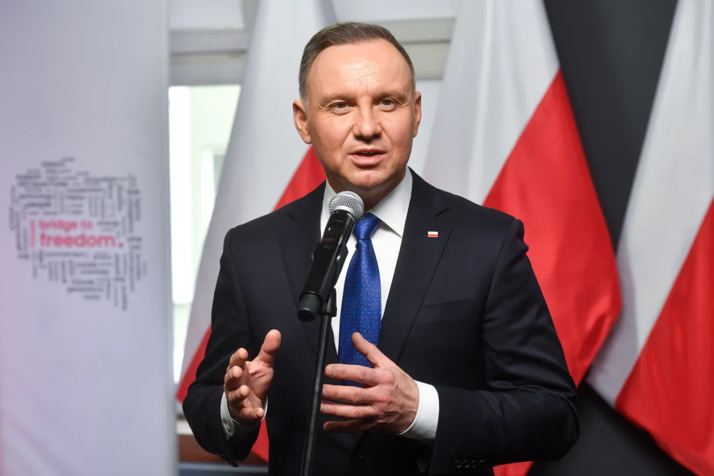 Andrzej Duda: Putin chce zniewolić Ukrainę, dlatego, że chce być ona częścią UE i NATO